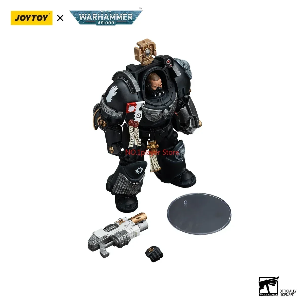 

JOYTOY 40k 1/18 Action Figures 14.3cm Iron Hands Captain in Terminator Armour Garage Kit Toys in Stock