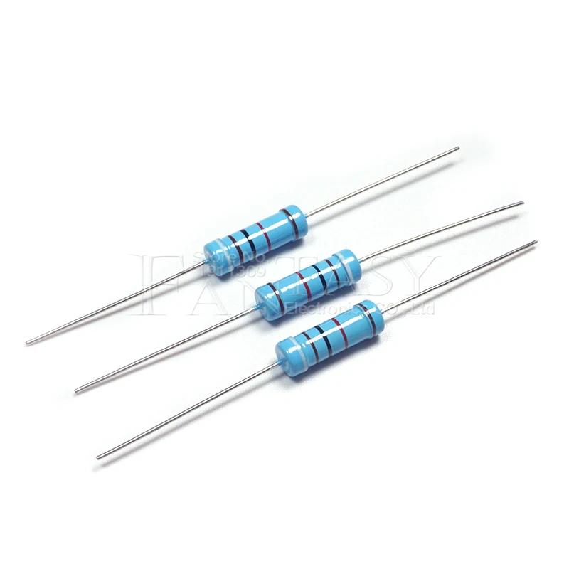 Resistencia de película metálica de 3W, 1%, 1R ~ 1M, 1R, 4.7R, 10R, 22R, 33R, 47R, 1K, 4,7 K, 10K, 100K, 1, 4,7, 10, 22, 33, 47, 4K7 ohm, 10 unidades