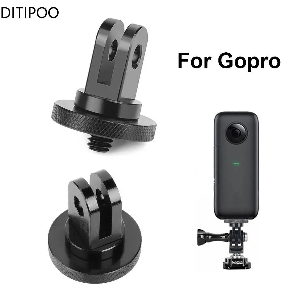 Aluminium Alloy 1/4 Tripod Adapter Mount Holder for GoPro Hero 7/6