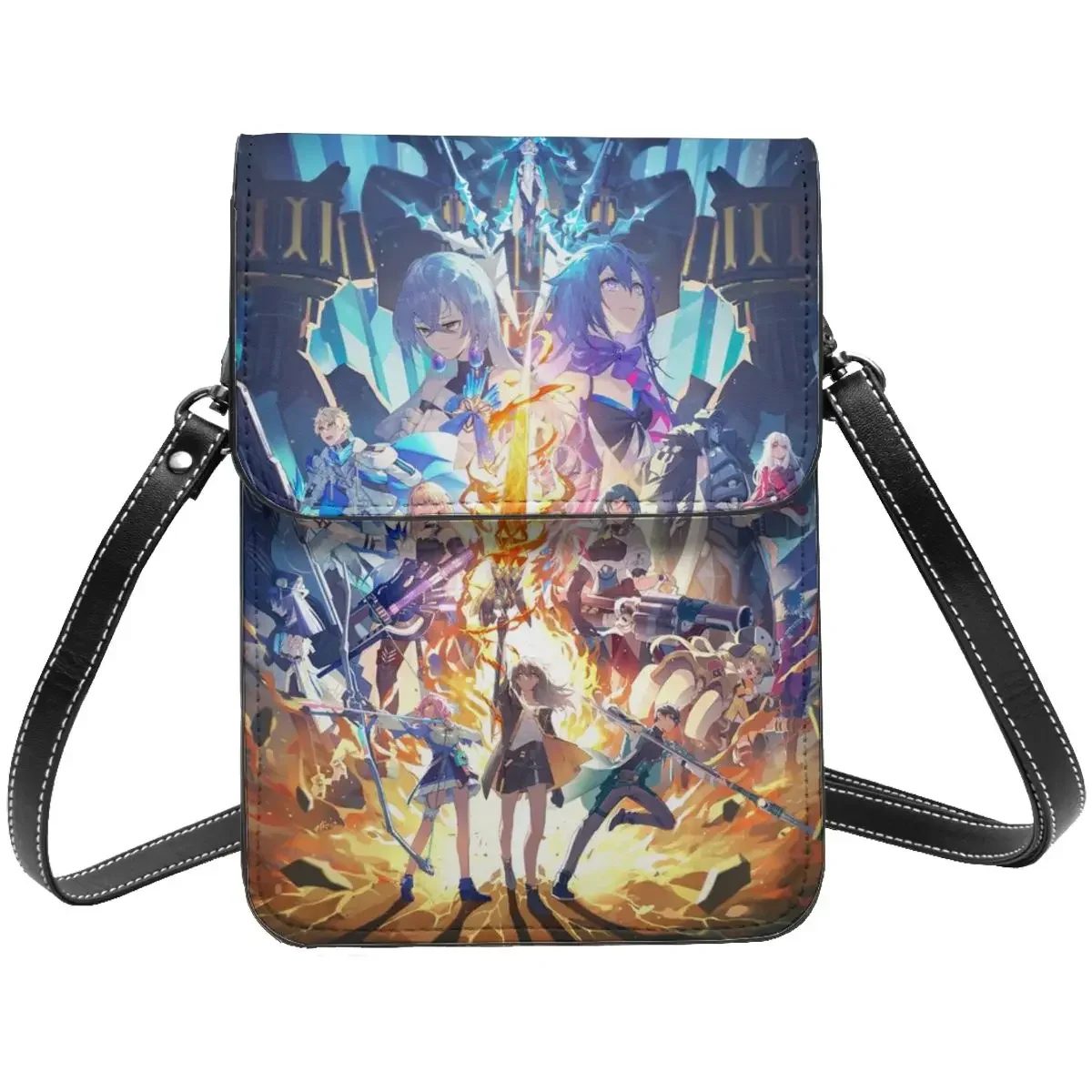 

Honkai Star Rail Crossbody Wallet Cell Phone Bag Shoulder Bag Cell Phone Purse Adjustable Strap