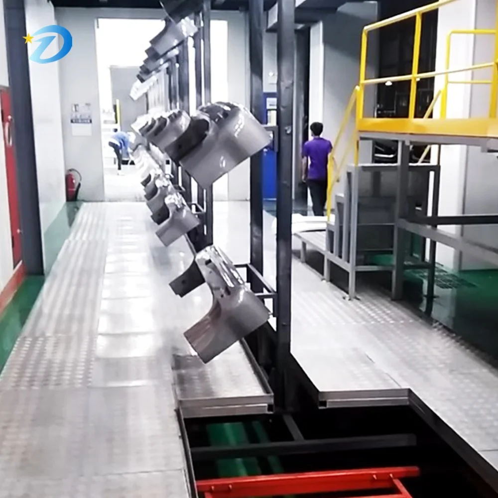 Automatic Powder Coating Production Equipment Line for Automobile Hub Cover Surface Treatment Metal Coating Machinery