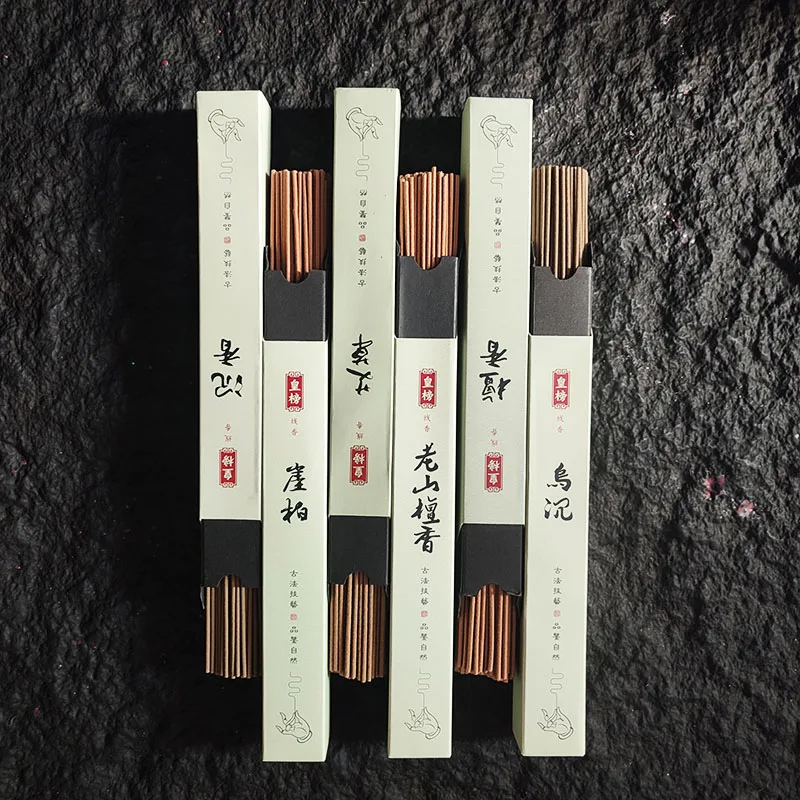 Y 120Pcs/Box Incense Sticks Sandalwood Agilawood Air Refreshing Home Fragrance Tearoom Yoga Meditation Buddhist Aromatherapy image 3