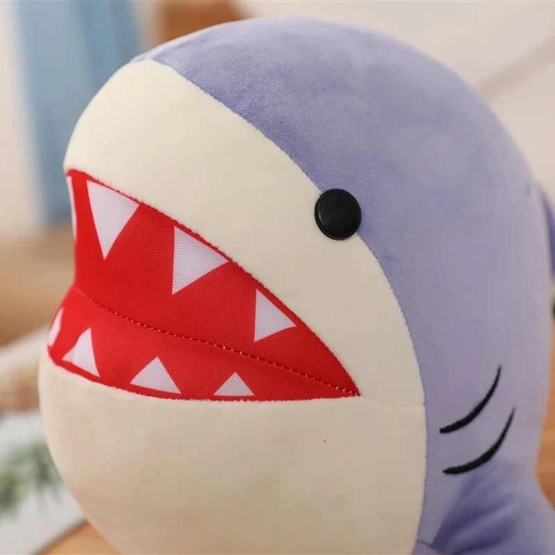 Shark Commander Brand New Anime Final Fantasy XIV FF14 Cute Shark Soft Plush Doll Plush Toy Cartoon Christmas Gift 30cm