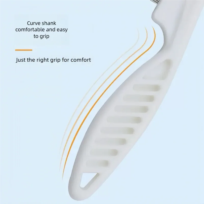 Home Pet Animal Care Comb Protect Flea Comb for Cat Dog Pet Stainless Steel Comfort Flea Hair Grooming Comb – Detail 4
