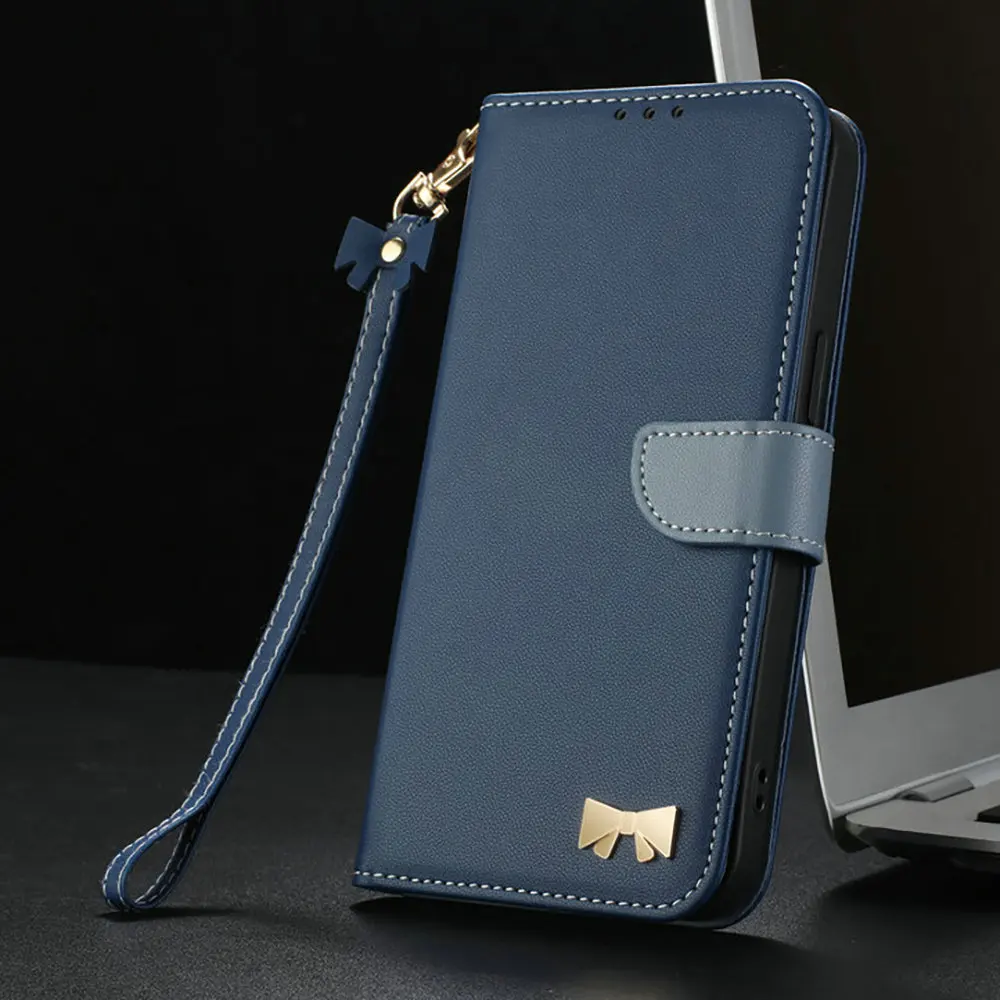 

For Samsung Galaxy S25 Ultra 5G Luxury Case Crossbody Leather Book Funda For Samsung S25 Edge S24 FE S23 S22 S 24 25 Plus Cover