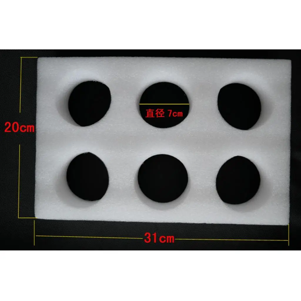 Plateaux porte-gobelets pour tasse à café, porte-canettes, 7 cm, 6 trous