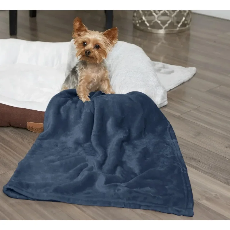 

2025 Pet Blanket for Large Small Dogs and Cats - Solid Plush Flannel Silky Soft Fleece