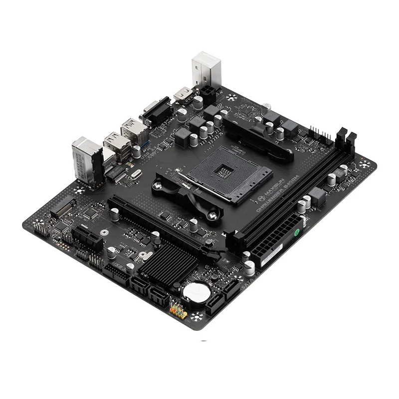 MAXSUN B450M AMD AM4 マザーボードサポート R5 5600 2 個 DDR4 AMD ボード M.2 NVME サポート Ryzen 3600 4500 5500 5600