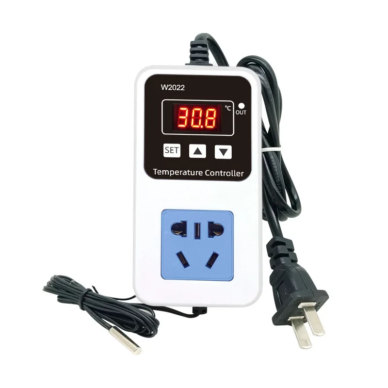 

W2022Electronic Thermostat Socket Intelligent Digital Display Temperature Controller Wall-Mounted 220V Thermostat Control System