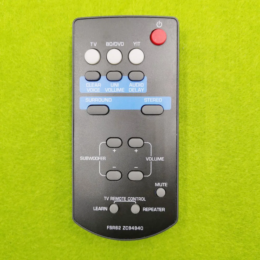 Remote Control FSR62 ZC94940 FSR66 ZJ78750 FSR71 ZK72120 For YAMAHA YAS201 ATS1030 YAS203 YAS203BL YASCU203 SoundBar SYSTEM