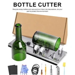 DIY Glass Sculptures Cutter Square Round Wine Beer Glass Sculptures Cutter Machine for Beer Glass Cutting Bottles Holder