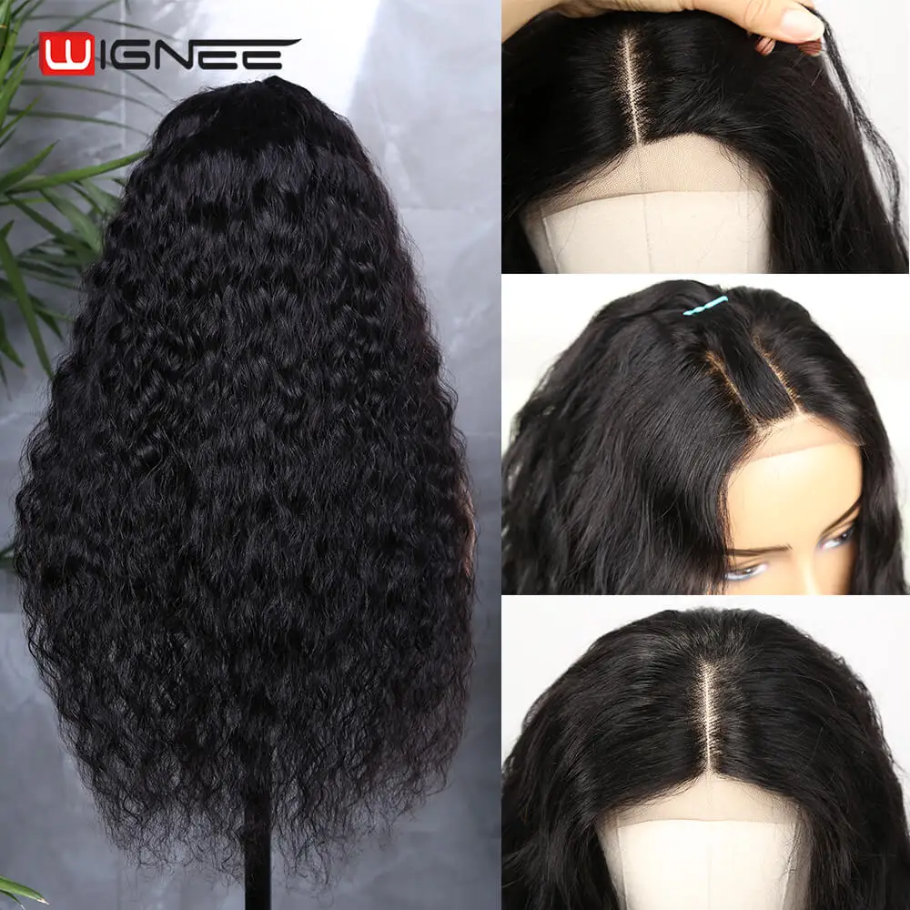 Lace Front Krullend Menselijk Haar Pruiken Diepe Golf Frontale Pruik Voor Zwarte Vrouwen Hd Kant Frontale Pruik 150% Dichtheid Braziliaanse haar Pruiken