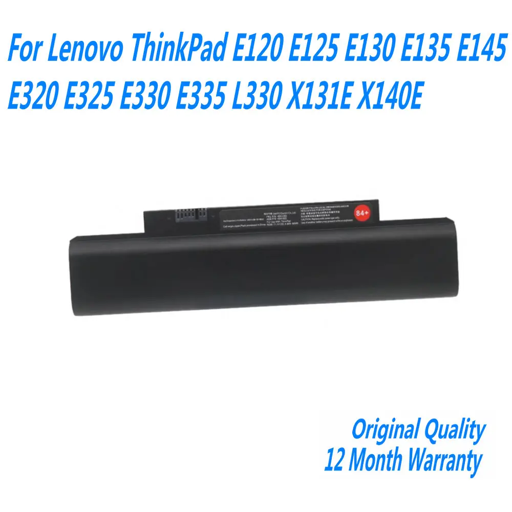 Batería de ordenador portátil para Lenovo ThinkPad, 45N1058, 45N1059, E120, E125, E130, E135, E145, E320, E325, E330, E335, L330, X121E, X130E,