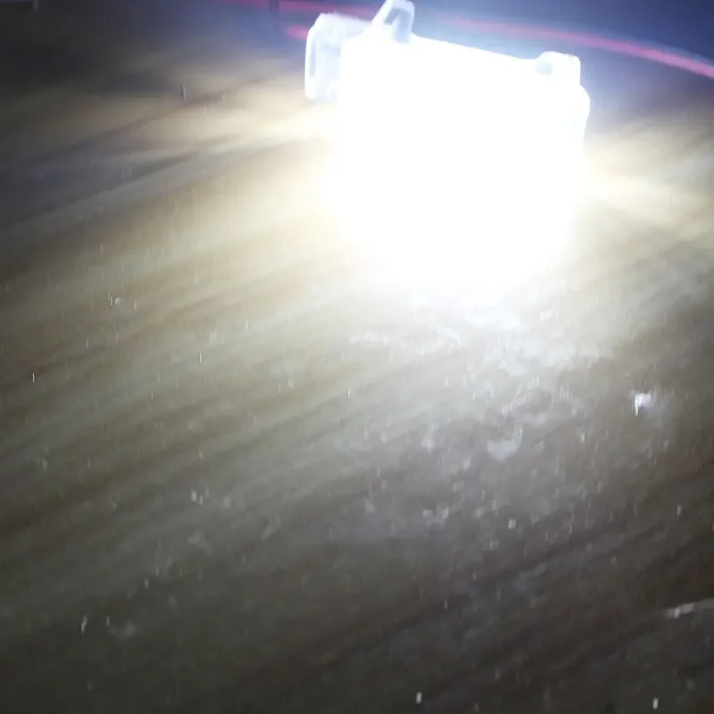 2pcs White LED Courtesy Glove Box Under Door Foot Light for VW Touareg Tiguan Eos Passat SKODA SUPERB 2016 - 3V