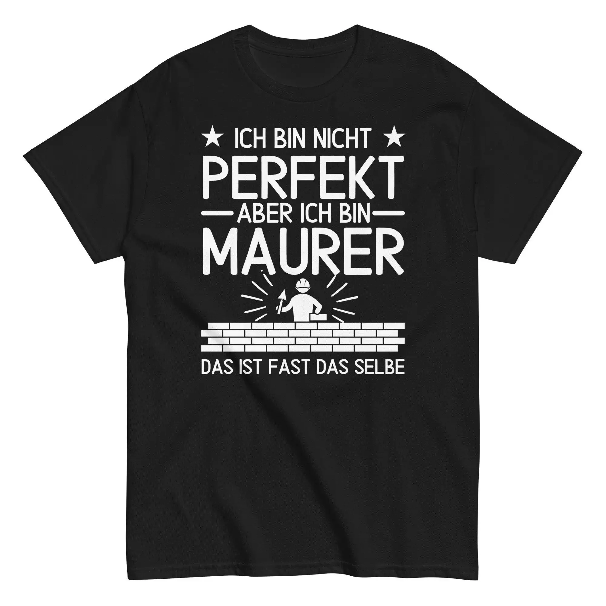 Bricklayer T Shirt I am not perfect funny sayings gift ideas for men saying fun