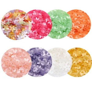 10mm Cangkir Lima Jari Bunga Payet Paillette Longgar Payet Ember DIY Membuat Perhiasan Pakaian Aksesori Jahit 10 Gram 8 payet massal penjualan terbaik - №