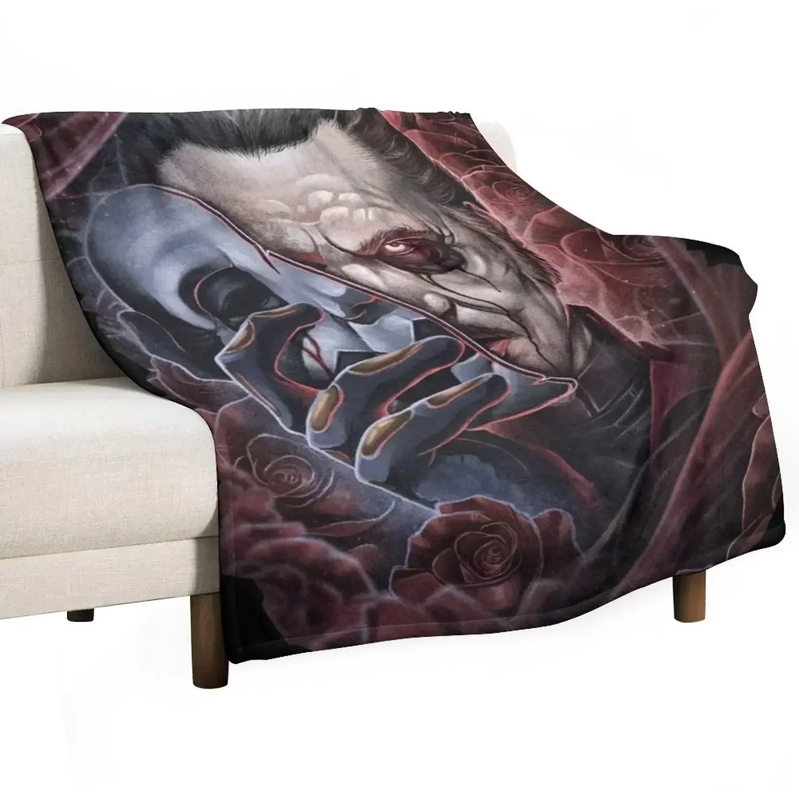 Masquerade - Cardinal Copia Throw Blanket Soft Plush Plaid for sofa Blankets