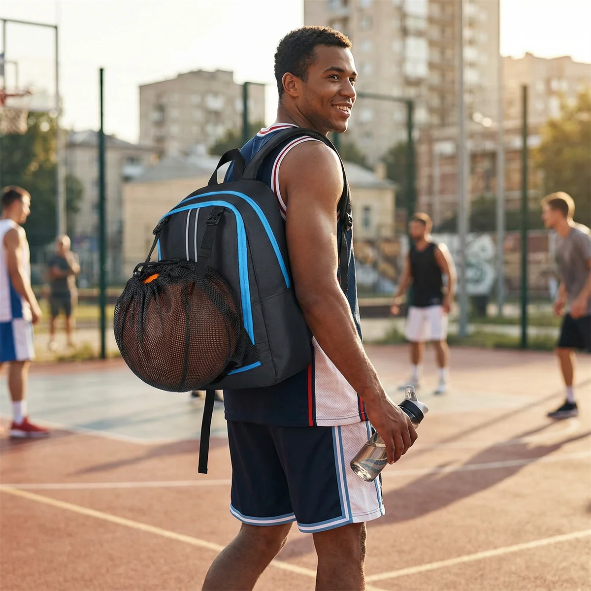 Basketball Bag Swimming Bag We - огляд і ціна Drawstring Gym Bag