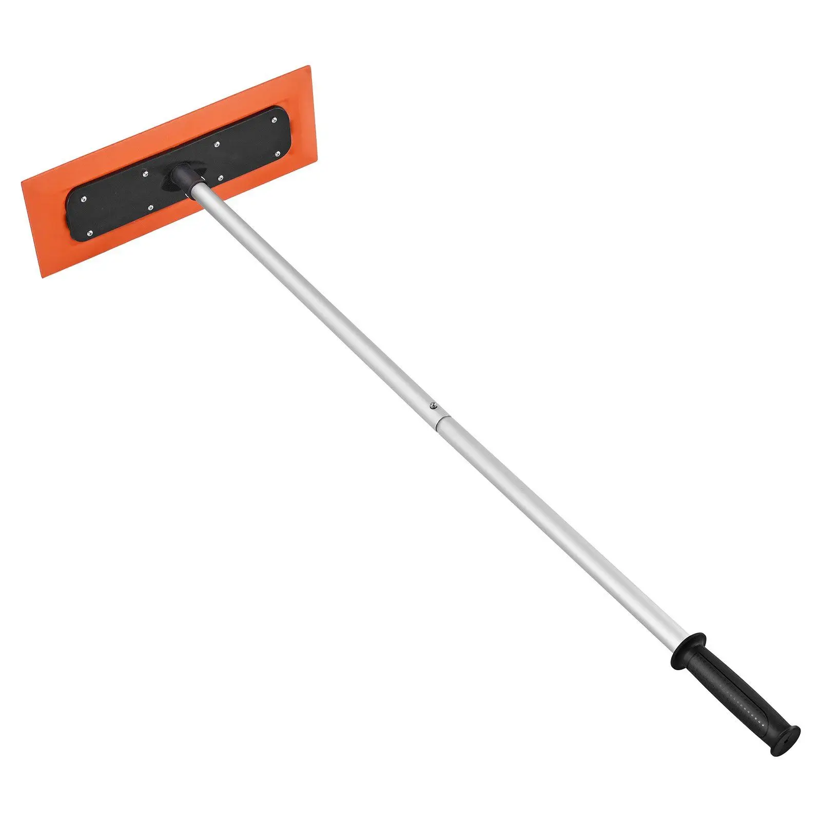 

4FT Snow Roof Rake with 17.7in Foam Blade,Lightweight Aluminum for Vehicle & Garage Roof, No Scratch Snows Removal Tool