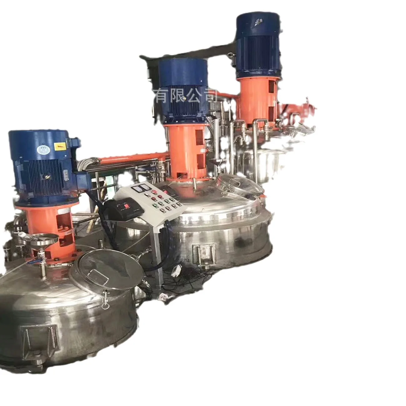 High Pressure Stainless Steel Mixing Tank PU Glue Reaction Kettle External Half-pipe Steam Heating Sealing Resistant Motor