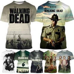 Summer fashion trend personalized 3D printed printed pattern T-shirt retro hip-hop round neck casual comfortable short sleeved