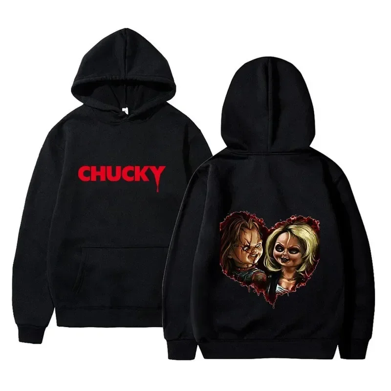 New Horror Movie Play Chucky Hoodies Harajuku Hip Hop Streetwear Men Women Autumn Winter Hooded Sweatshirt Pullover Tops