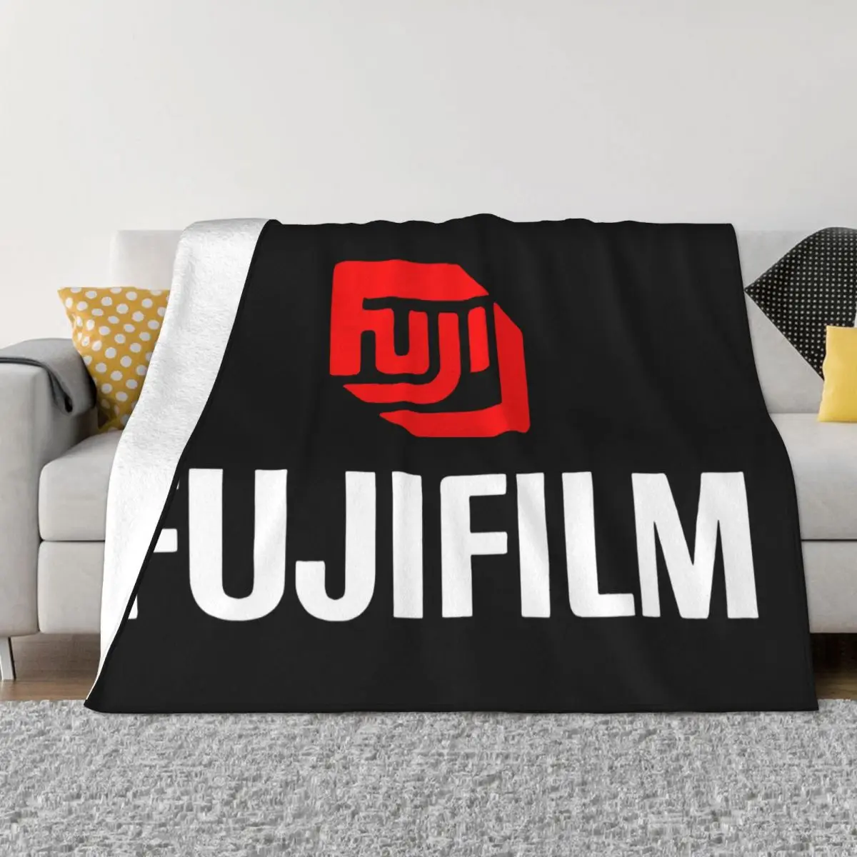 Fujifilm Fuji X Series Photography Photo Shoot Company Logo New Mens Us Throw Blanket