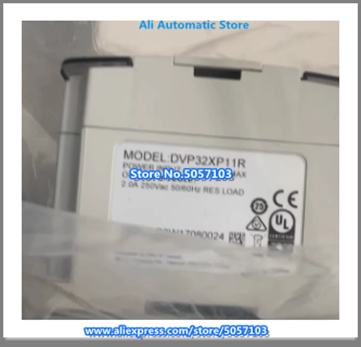 

DVP32XP11R 32-Point Expansion Machine 16DI 16DO Relay 250VAC 24VDC 2A DC Power Supply New