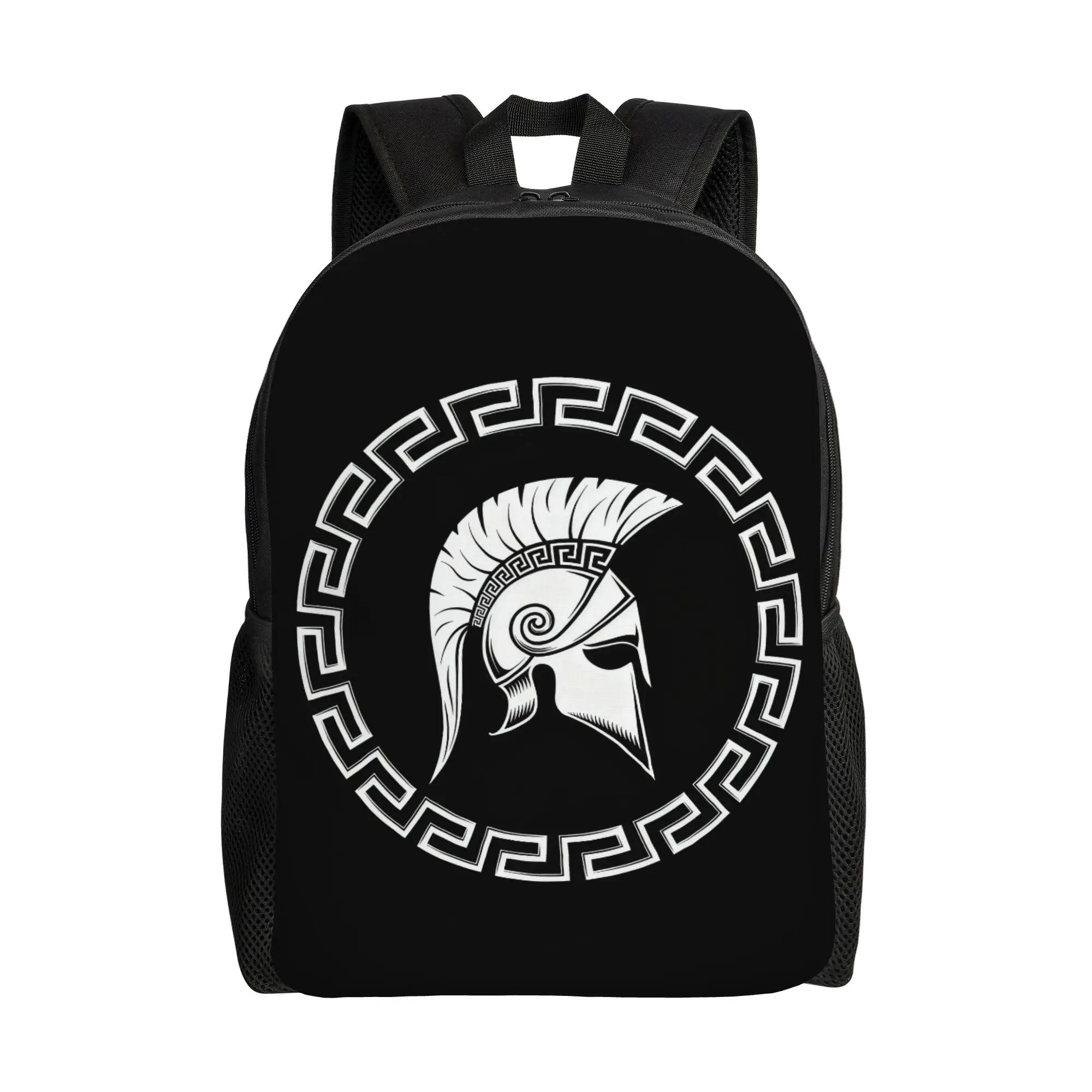 Custom Spartan Race Integrates Motor And Speed Backpack for Women Men College School Students Bookbag Fits 15 Inch Laptop  Bags