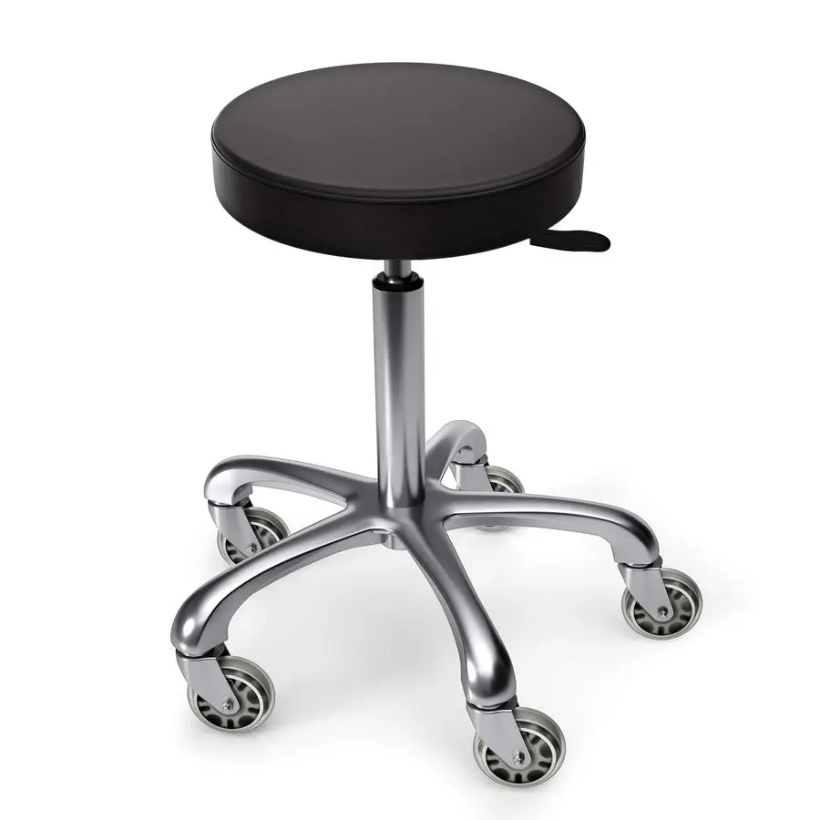 

Rolling Stool Adjustable Stool with Wheels Soft Swivel Workbench Desk Chair for Kitchen, Salon, Spa, Tattoo, Pedicure Massage Sa