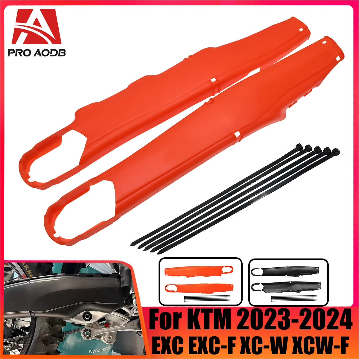 

NEW 2024 Motorcycle Swingarm Swing Arm Protector Cover For KTM XC-W XCW-F EXC EXC-F150 250 300 350 450 Enduro Dirt Pit Bike