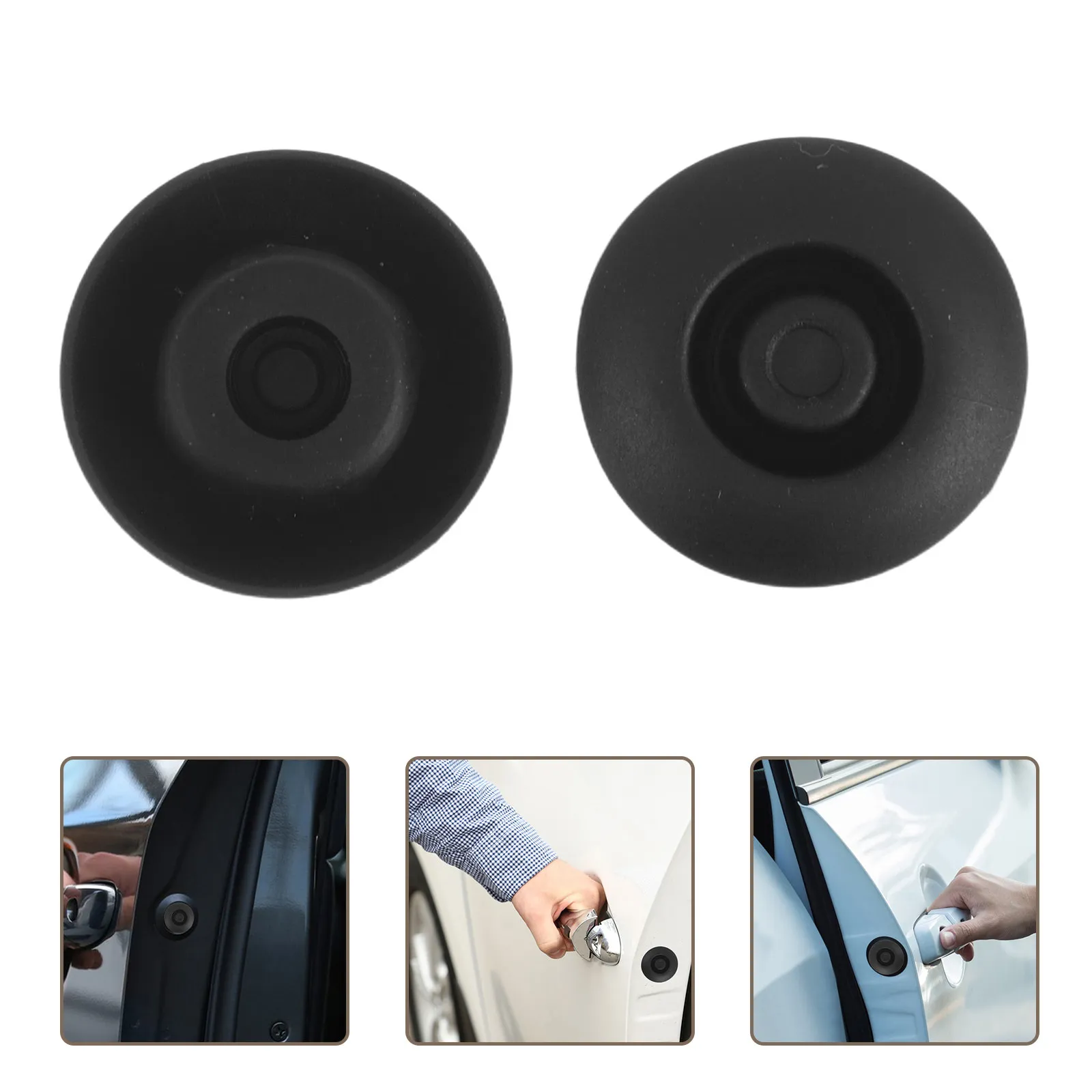 24Pcs Solid Rubber Hole Plugs Black Weather Resistant Watertight Sealing Caps for Car Doors Trailer Cap Outdoor Door Plug Rings