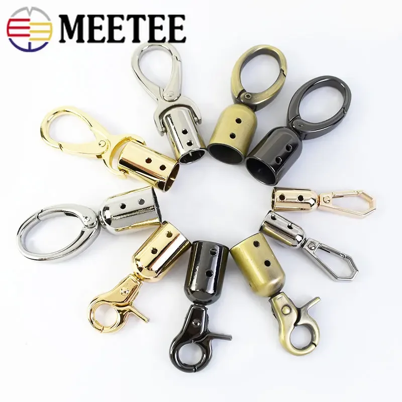 5Pcs Metal Lobster Buckle Dog Collar Swivel Clasp Carabiner Hook Belt Buckles for Bag Strap Webbing DIY Decor Sewing Accessories