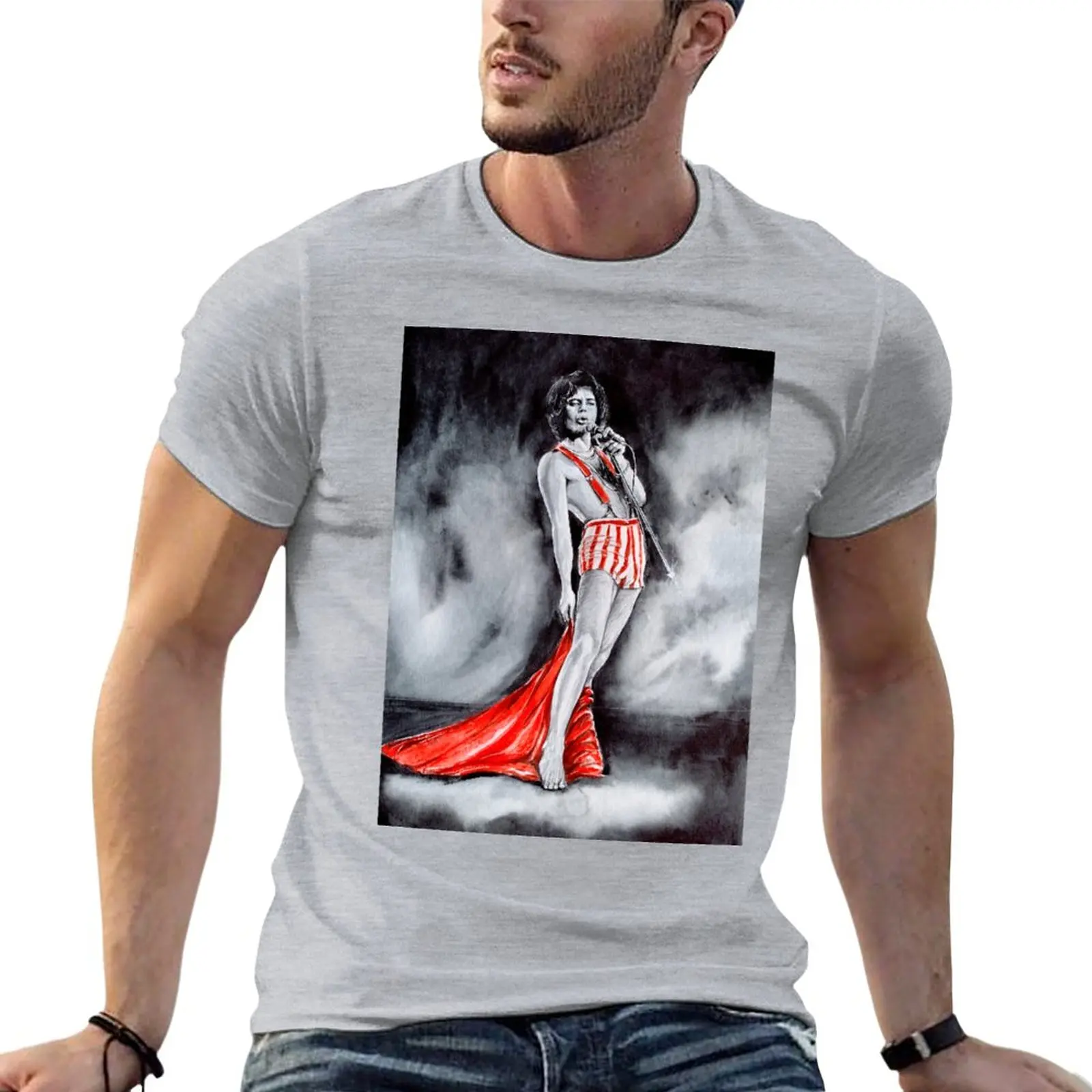 Passion Freddie T-Shirt Short sleeve tee Aesthetic clothing mens cotton t shirts