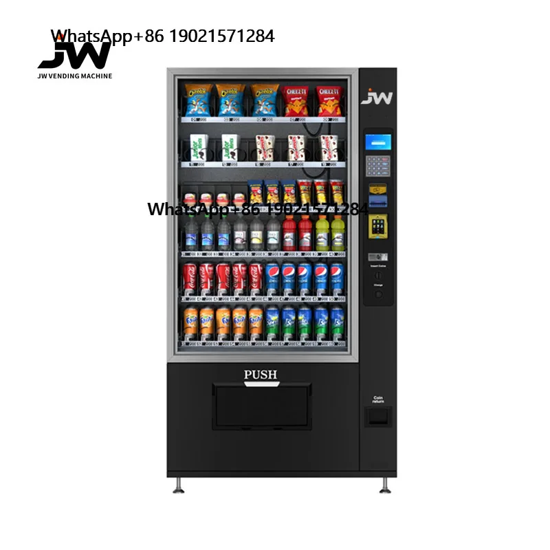 

Customized Design China Bulk Vending Machines Commercial Vending Machine Touch for Foods and Drinks With QR Code Payment
