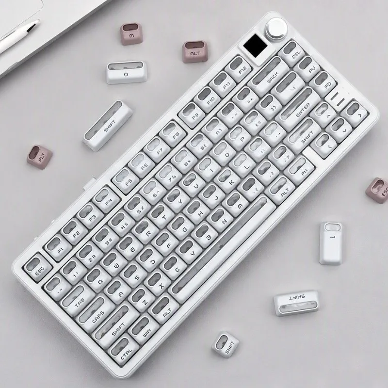 Original Astronaut Theme Keycaps Mechanical Keyboard XDA Profile PBT Custom Cute Keycaps PC Gaming Keyboard Accessories Gift