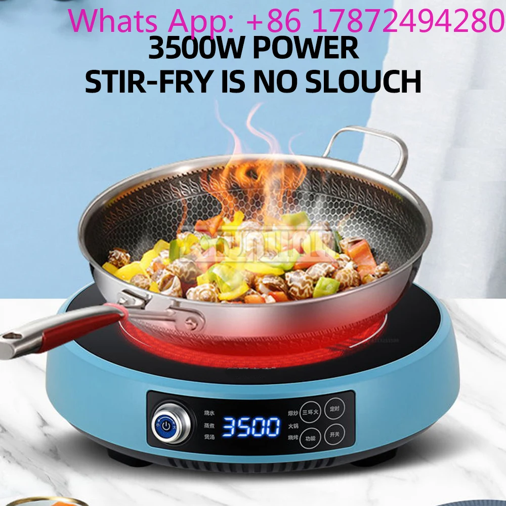 

3500W Electric Ceramic Stove Household Electric Tea Cooker Adjustable Temperature Heater Kitchen Kuchenka Indukcyjna Przenośne