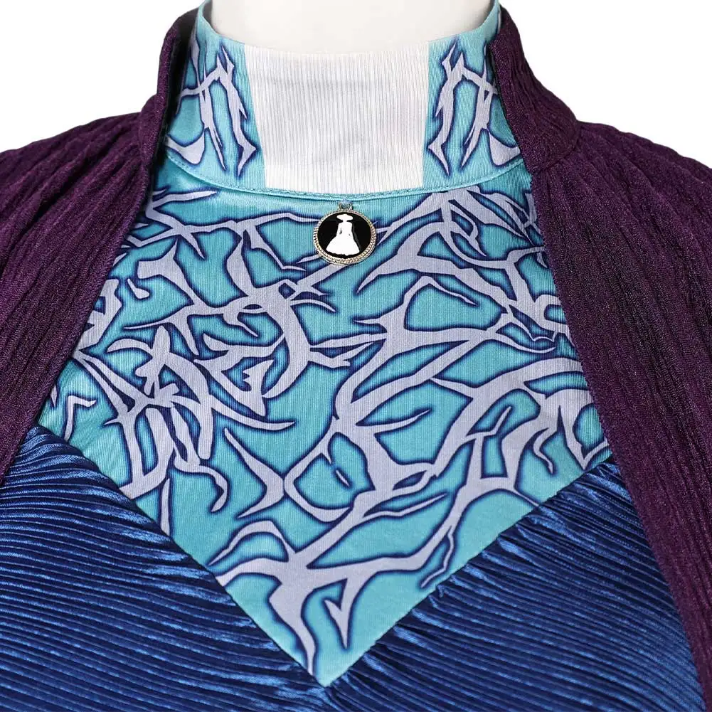 Agatha Cosplay Fantasia Costume Disguise for Women Dress Cloak Roleplay Female Fancy Dress Outfits Halloween Carnival Clothes