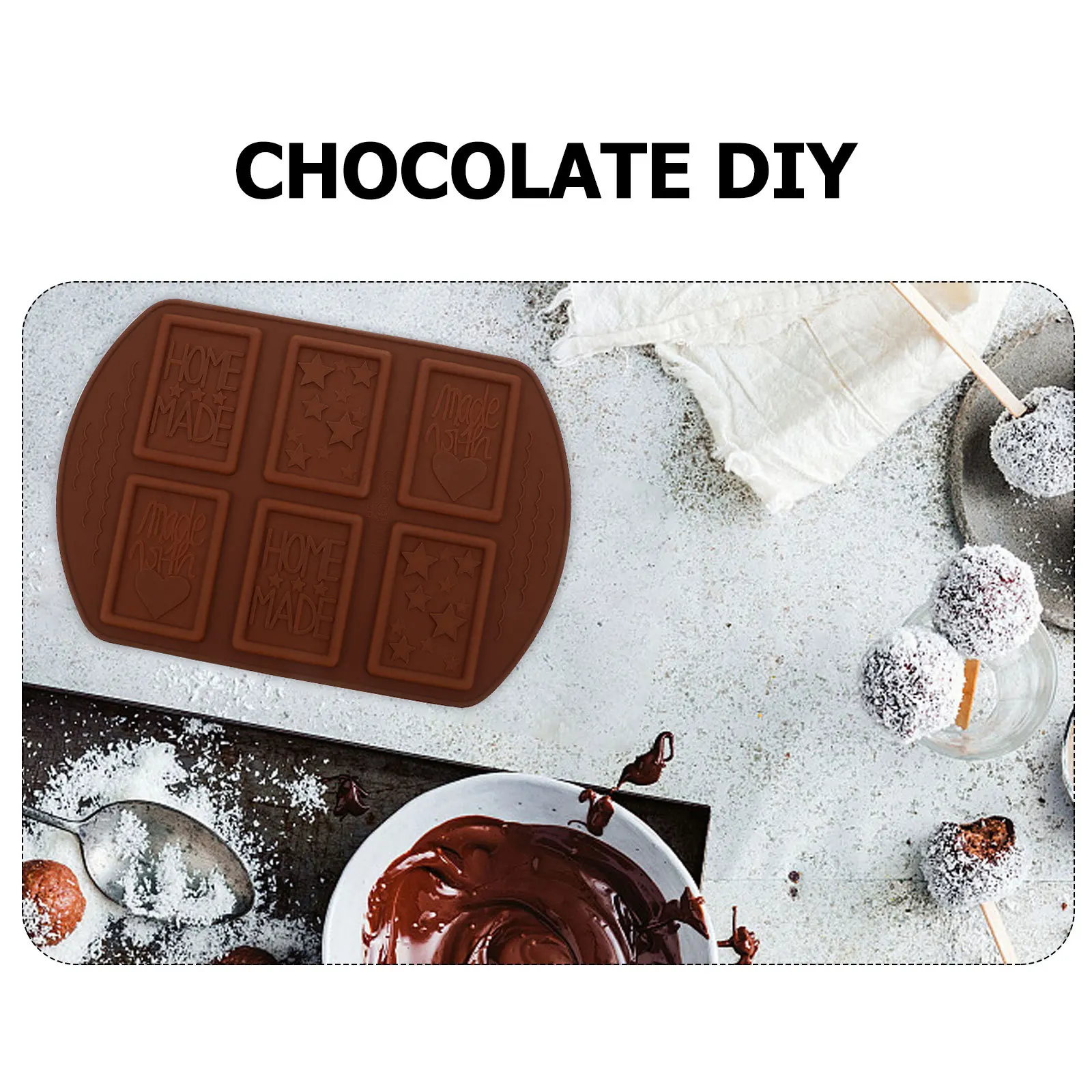 

Silicone Chocolate Baking Mold Multi Pattern DIY Cake Decorating Tool 1Pcs Chocolate Silicone DIY Bakeware Bakeware