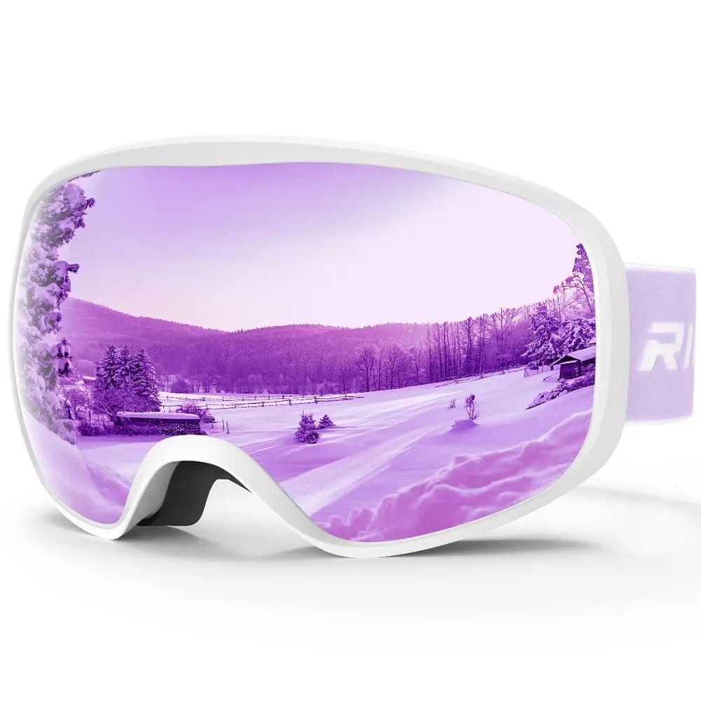 Kids Ski Goggles UV Protection Snowbaord Goggles Gifts for Boys Girls Toddlers Over Glasses OTG Compatible with Helmet