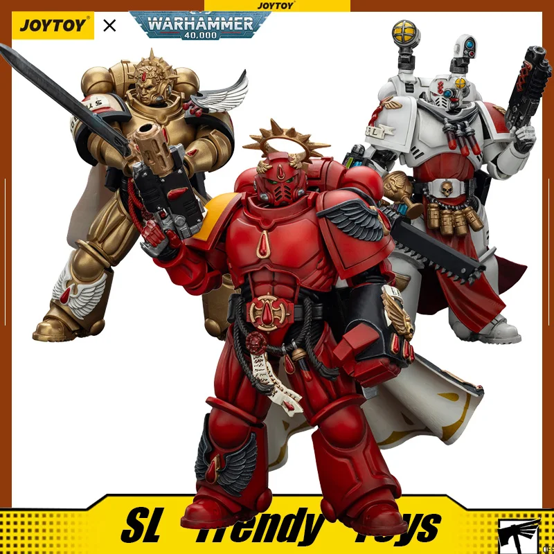 

JOYTOY Warhammer 40K Action Figure Blood Angels Captain Heavy bolt pistol Sanguinary Priest Joint Movable Figurine Model Toys