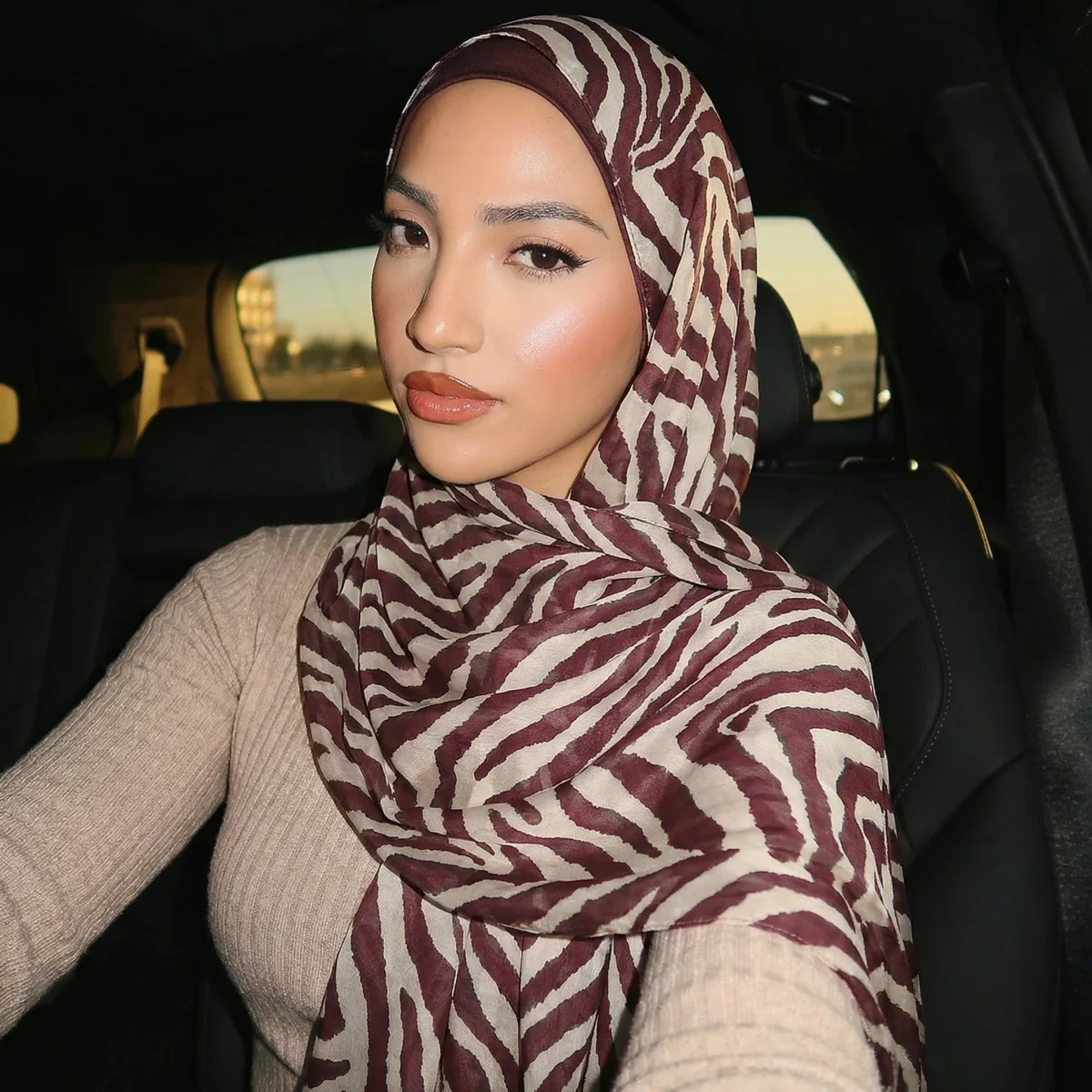 

New Women's Watercolor Hijab Scarf Bandana Headband Vintage Luxury Beach 180cm Long Handkerchief Bohemia Muslim Accessories 2026