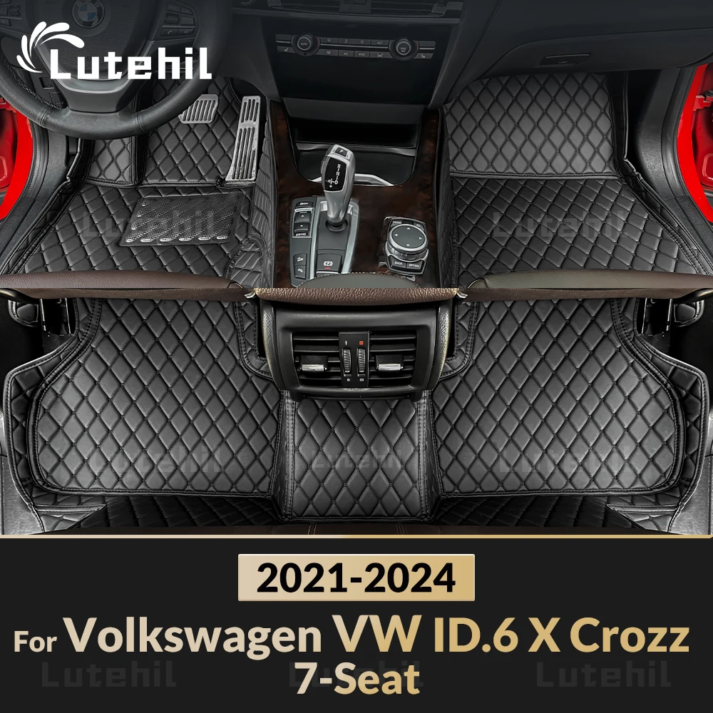 

Автомобильные коврики luтехil для VW Volkswagen ID.6 Crozz, 7 мест, 2021, 2022, 2023, 2024, коврики для ног, коврик, аксессуары для интерьера