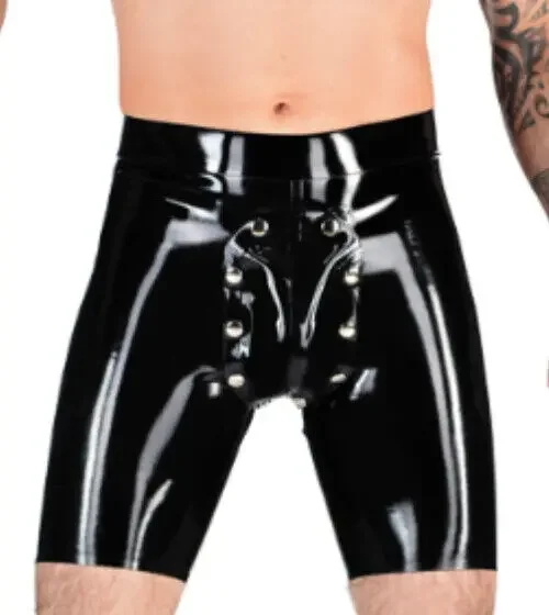 

Latex Gummi Rubber Black Halloween Sexy shorts Party Cosplay XS-XXL