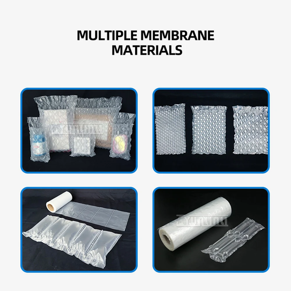 Volautomatische Luchtkussen Machine Bubble Kussen Kalebas Film Inflator Bubble Film Bubble Bag Inflator Express Packer Airbag Infl