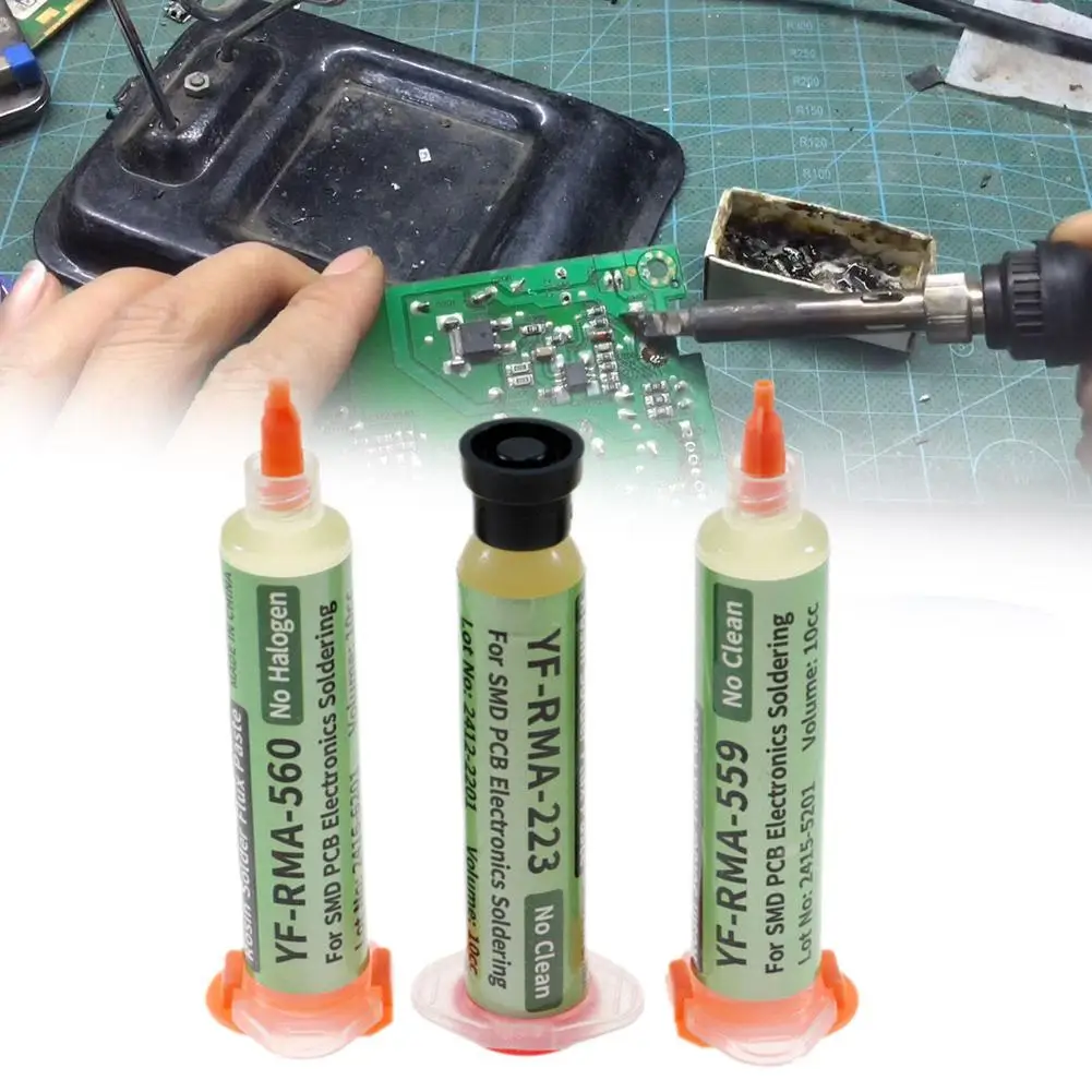 Lead-free Flux No-wash Neutral Solder Paste Rosin Flux Soldering Paste Repair Soldering Tin Oil Welding X1I8