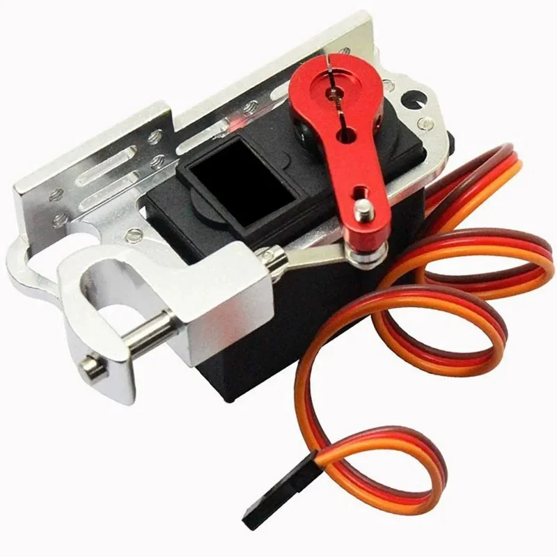 

Servo Dispenser Drone Thrower Lightweight Aluminum Throw Device Switch Adapter Air Dropping System for MG995 25T Arm RC ES3001