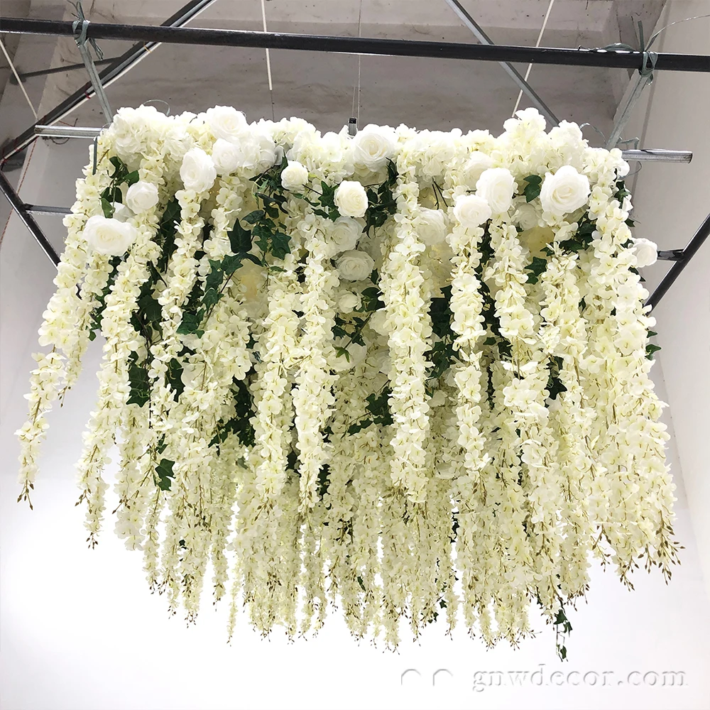 2024 Hot selling Wedding Ceiling Decoration Artificial Flower Pendant