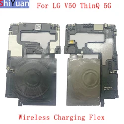 Main Board Frame Cover Module For LG V50 ThinQ 5G LM-V450PM US Version Main Board Cover Wireless Charging Replacement Parts