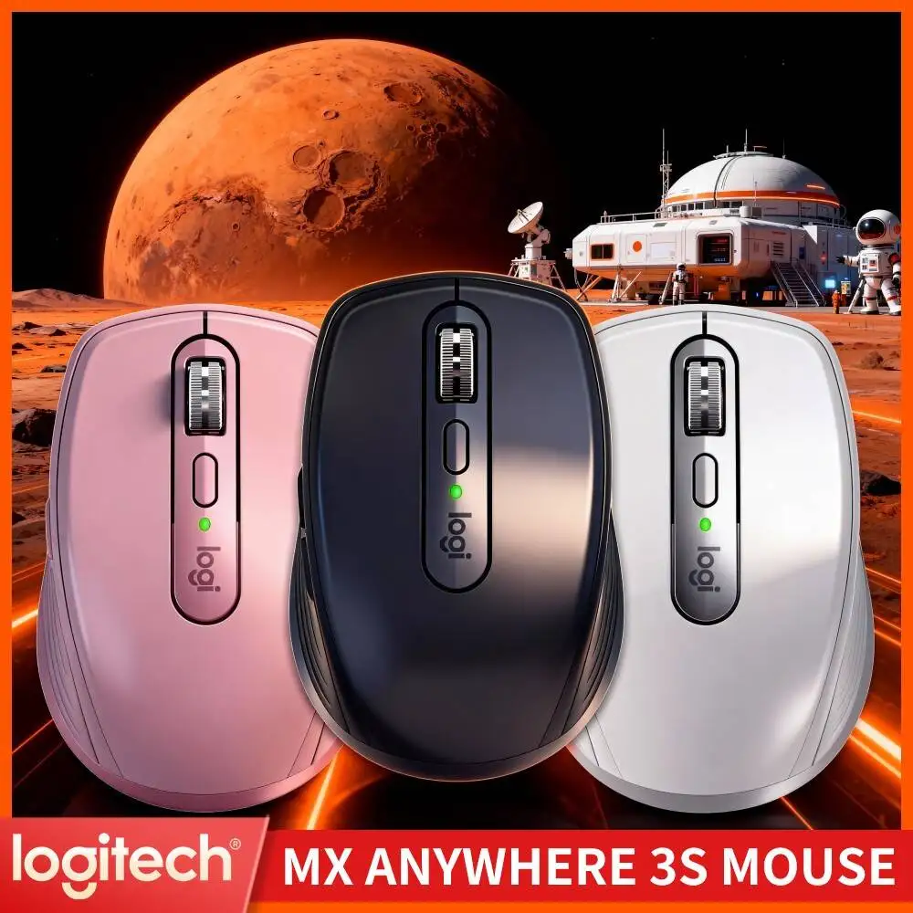 Logitech MX Anywhere 3S Multi-Device Bluetooth Mouse Sync 3 Devices PC Mac Phone